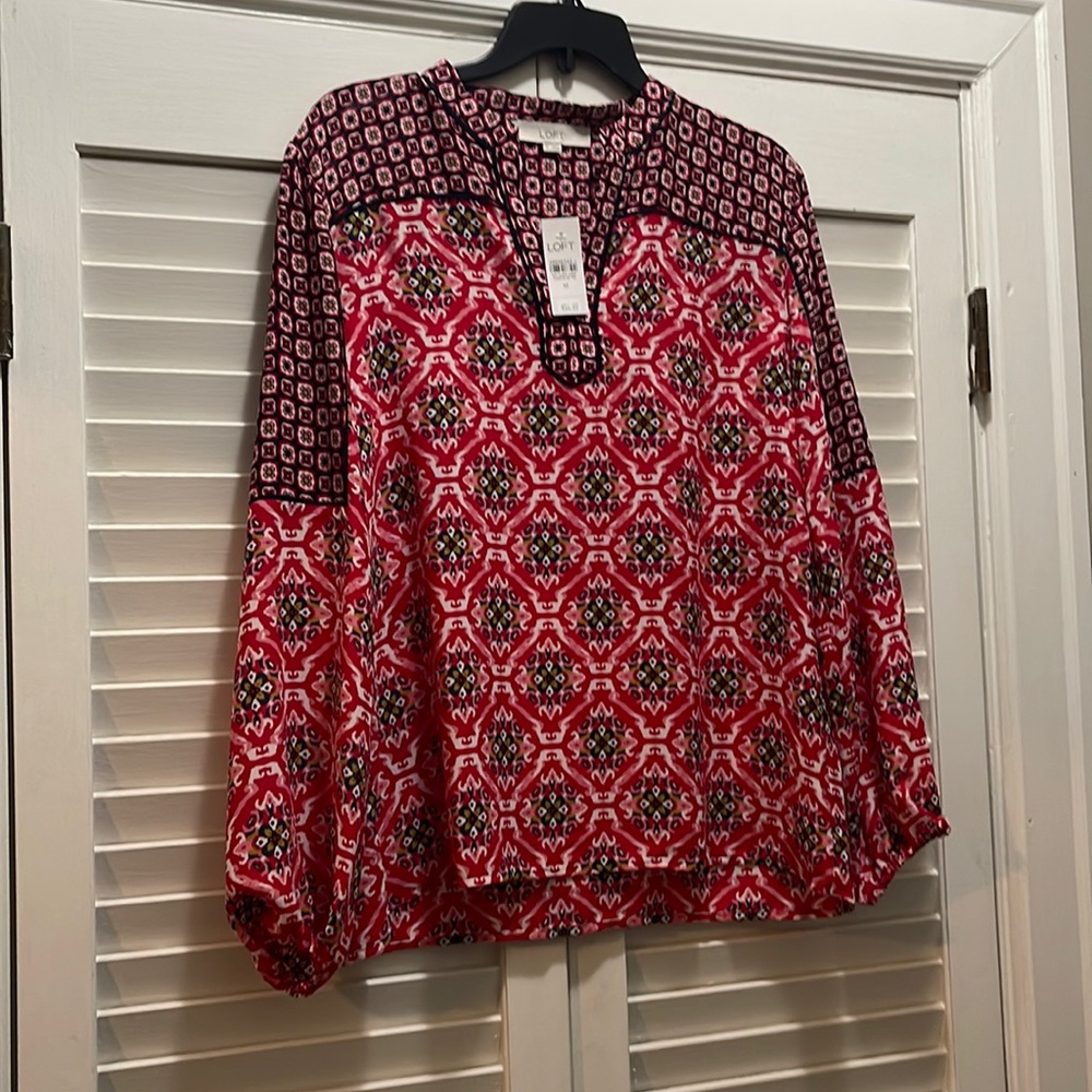 Loft Patterned Blouse